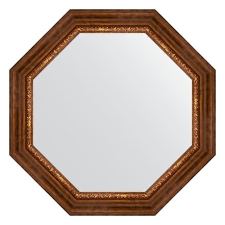 Зеркало в багетной раме Evoform римская бронза 88 мм 76,6х76,6 см в Москве 