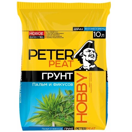 Грунт Peter Peat Для пальм и фикусов 10 л в Москве 