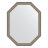 Зеркало в багетной раме Evoform виньетка состаренное серебро 56 мм 70x90 см в Москве 