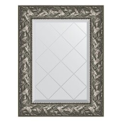Зеркало с гравировкой в багетной раме Evoform византия серебро 99 мм 59x76 см
