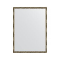 Зеркало в багетной раме Evoform витая латунь 26 мм 58х78 см