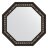 Зеркало в багетной раме Evoform черный ардеко 81 мм 75,0х75,0 см в Москве 