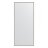 Зеркало в багетной раме Evoform витое серебро 28 мм 68х148 см в Москве 