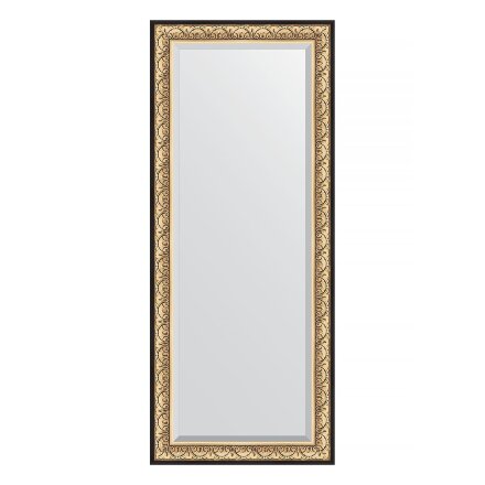 Зеркало напольное с фацетом в багетной раме Evoform барокко золото 106 мм 85x205 см в Москве 