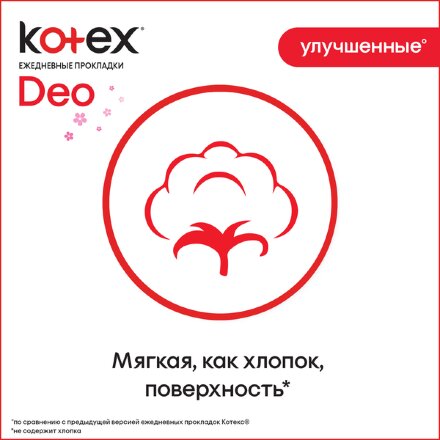 Прокладки Kotex Normal 50+10 шт. в Москве 