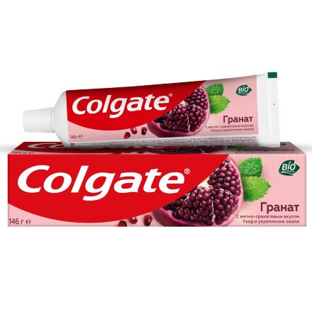 Зубная паста Colgate Гранат с натуральными ингредиентами для укрепления эмали зубов и защиты от кариеса, 100 мл. в Москве 