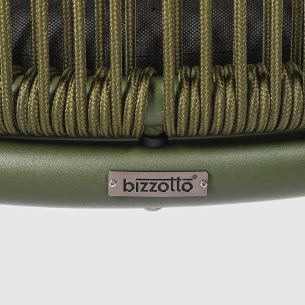 Кресло Bizzotto Aloha зелёное с подушками 66х84х98 см в Москве 