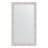 Зеркало в багетной раме Evoform соты алюминий 70 мм 66х116 см в Москве 