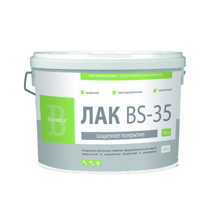 Лак защитный Bayramix BS35 фасадный 10 кг в Москве 