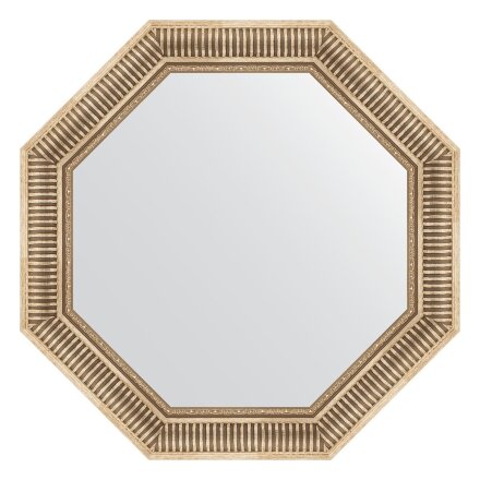 Зеркало в багетной раме Evoform серебряный акведук 93 мм  77,8х77,8 см в Москве 