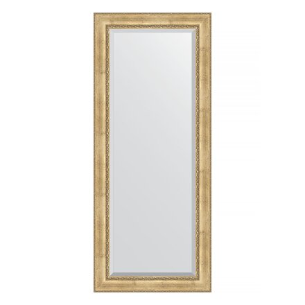 Зеркало напольное с фацетом в багетной раме Evoform состаренное серебро с орнаментом 120 мм 87x207 см в Москве 