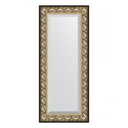 Зеркало с фацетом в багетной раме Evoform барокко золото 106 мм 60х140 см