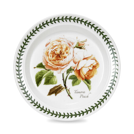 Тарелка обеденная Portmeirion Ботанический сад розы тамора, персиковая роза 25 см в Москве 