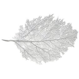 Салфетка Harman 56х35 см листья серебро