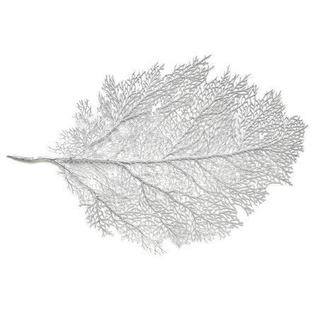 Салфетка Harman 56х35 см листья серебро в Москве 