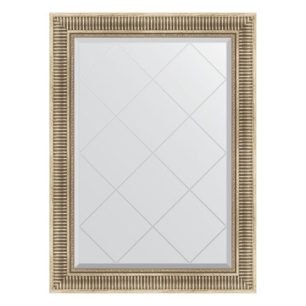 Зеркало с гравировкой в багетной раме Evoform серебряный акведук 93 мм 77x105 см в Москве 
