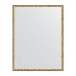 Зеркало в багетной раме Evoform витое золото 28 мм 68х88 см