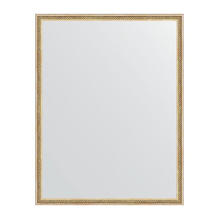 Зеркало в багетной раме Evoform витое золото 28 мм 68х88 см в Москве 