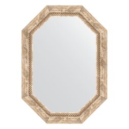 Зеркало в багетной раме Evoform прованс с плетением 70 мм 53x73 см