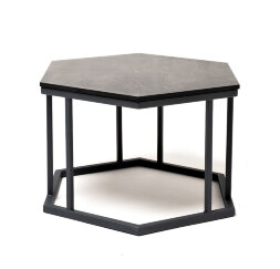 Интерьерный стол из HPL Женева 50 серый гранит