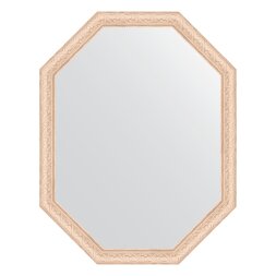 Зеркало в багетной раме Evoform беленый дуб 57 мм 70x90 см