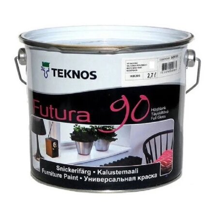 Краска Teknos Futura-90 рм3 3/2.7л в Москве 