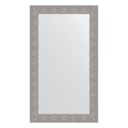 Зеркало в багетной раме Evoform чеканка серебряная 90 мм 70х120 см