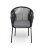 Плетеный стул Лион из роупа темно-серый в Москве 