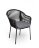 Плетеный стул Лион из роупа темно-серый в Москве 
