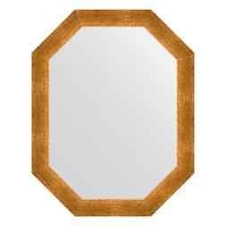 Зеркало в багетной раме Evoform травленое золото 59 мм 55x70 см