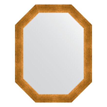 Зеркало в багетной раме Evoform травленое золото 59 мм 55x70 см в Москве 