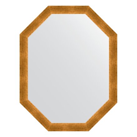 Зеркало в багетной раме Evoform травленое золото 59 мм 70x90 см в Москве 
