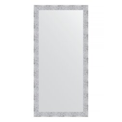 Зеркало в багетной раме Evoform чеканка белая 70 мм 76x156 см