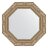 Зеркало в багетной раме Evoform виньетка античное серебро 85 мм 55,4х55,4 см в Москве 