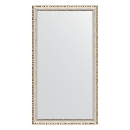 Зеркало в багетной раме Evoform версаль серебро 64 мм 75х135 см в Москве 