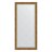 Зеркало с гравировкой в багетной раме Evoform состаренная бронза с плетением 70 мм 73x155 см в Москве 