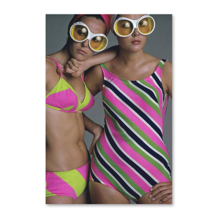 Goggles And Striped Swimsuits Постер 81 x 122 см в Москве 