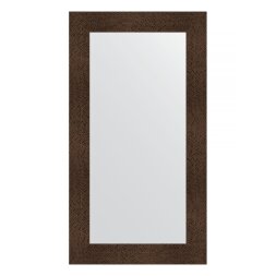 Зеркало в багетной раме Evoform бронзовая лава 90 мм 60х110 см