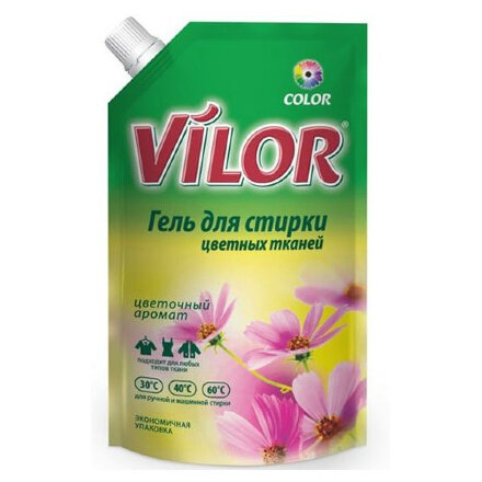 Гель Vilor Color для стирки для цветных тканей 1 л в Москве 