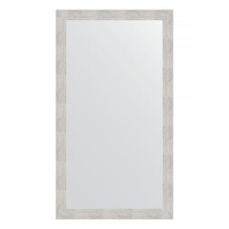Зеркало в багетной раме Evoform серебряный дождь 70 мм 76х136 см
