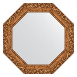 Зеркало в багетной раме Evoform виньетка бронзовая 85 мм 65,4х65,4 см