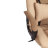 Кресло компьютерное TC Driver искусственная кожа бежевое с бронзовым 55х49х126 см в Москве 