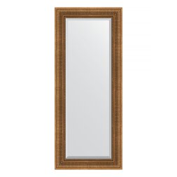 Зеркало с фацетом в багетной раме Evoform бронзовый акведук 93 мм 57х137 см