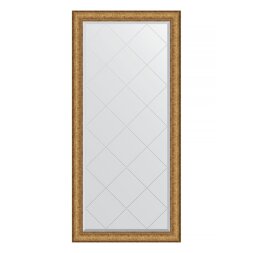 Зеркало с гравировкой в багетной раме Evoform медный эльдорадо 73 мм 74x156 см