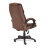 Кресло ТС 65х53х129 см флок коричневый в Москве 