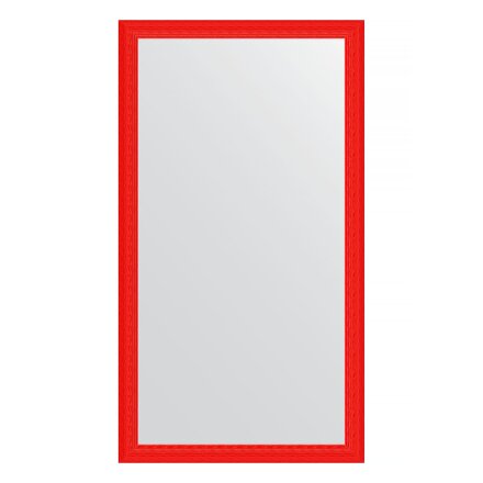 Зеркало напольное в багетной раме Evoform  красная волна 89 мм 112x201 см в Москве 