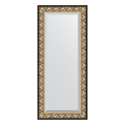 Зеркало с фацетом в багетной раме Evoform барокко золото 106 мм 70х160 см в Москве 