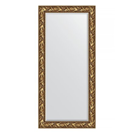 Зеркало с фацетом в багетной раме Evoform византия золото 99 мм 79х169 см в Москве 