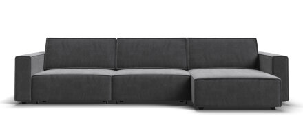Угловой диван NORD MODOOL MAX велюр Monolit серый в Москве 