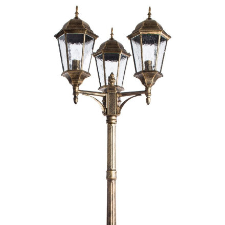 Садово-парковый светильник Arte Lamp Genova A1207PA-3BN в Москве 